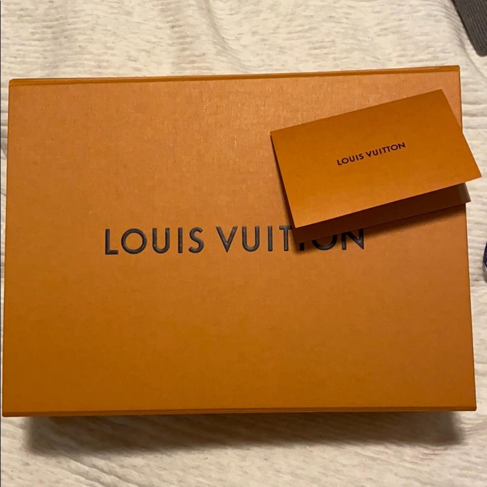 Louis Vuitton box and receipt envelope